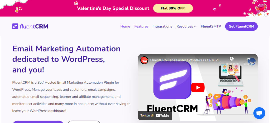 FluentCRM best email marketing wordpress plugin