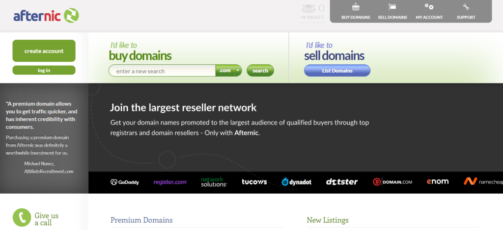 afternic sell your domain name