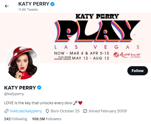 katy perry best twitter accounts