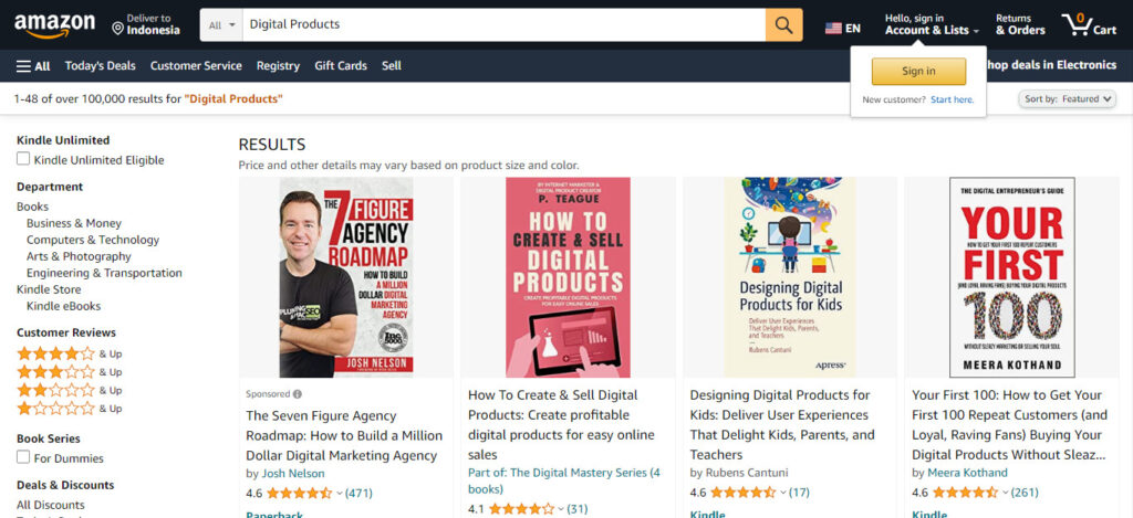 Amazon Digital Products