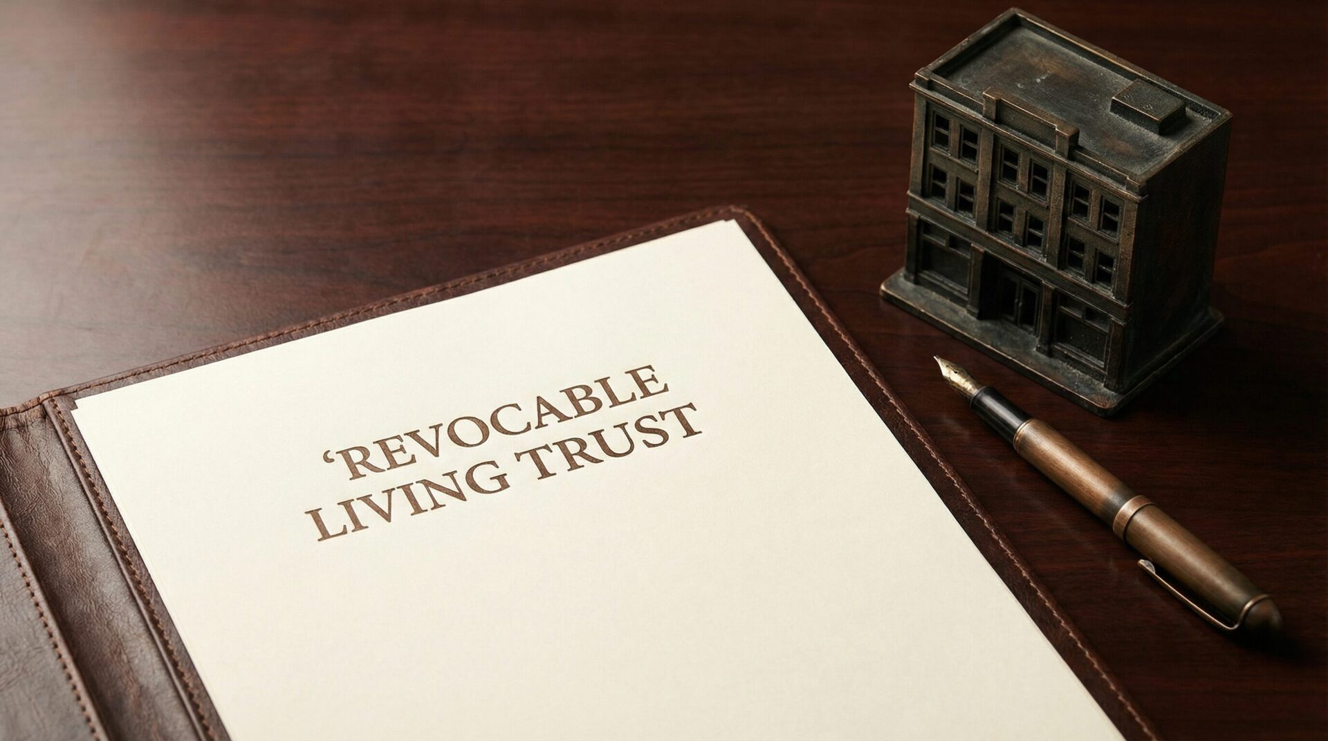 Estate planning entity structure diagram showing trust, LLC, and property ownership hierarchy for real estate investors