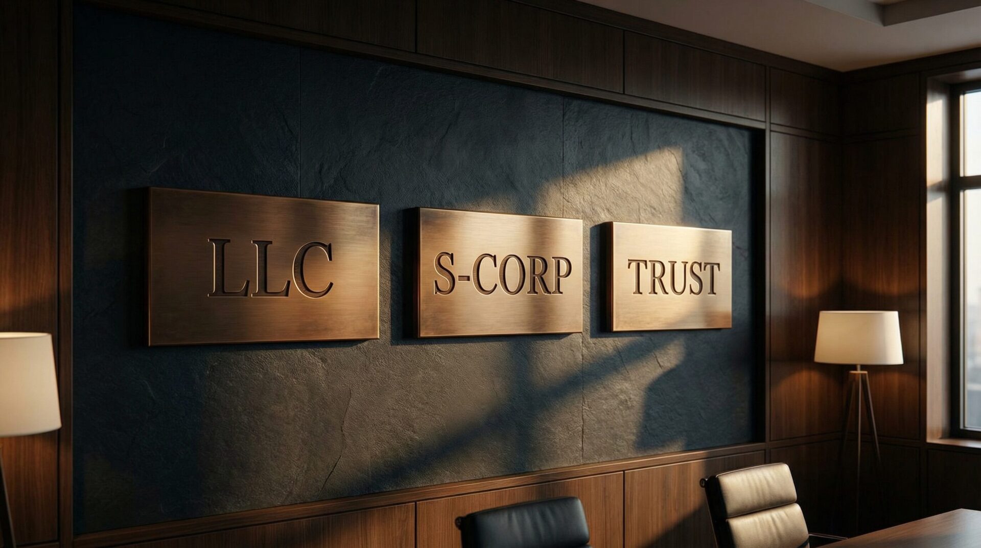 Comparing entity structures for real estate investors including LLC, S-Corp, and Trust options