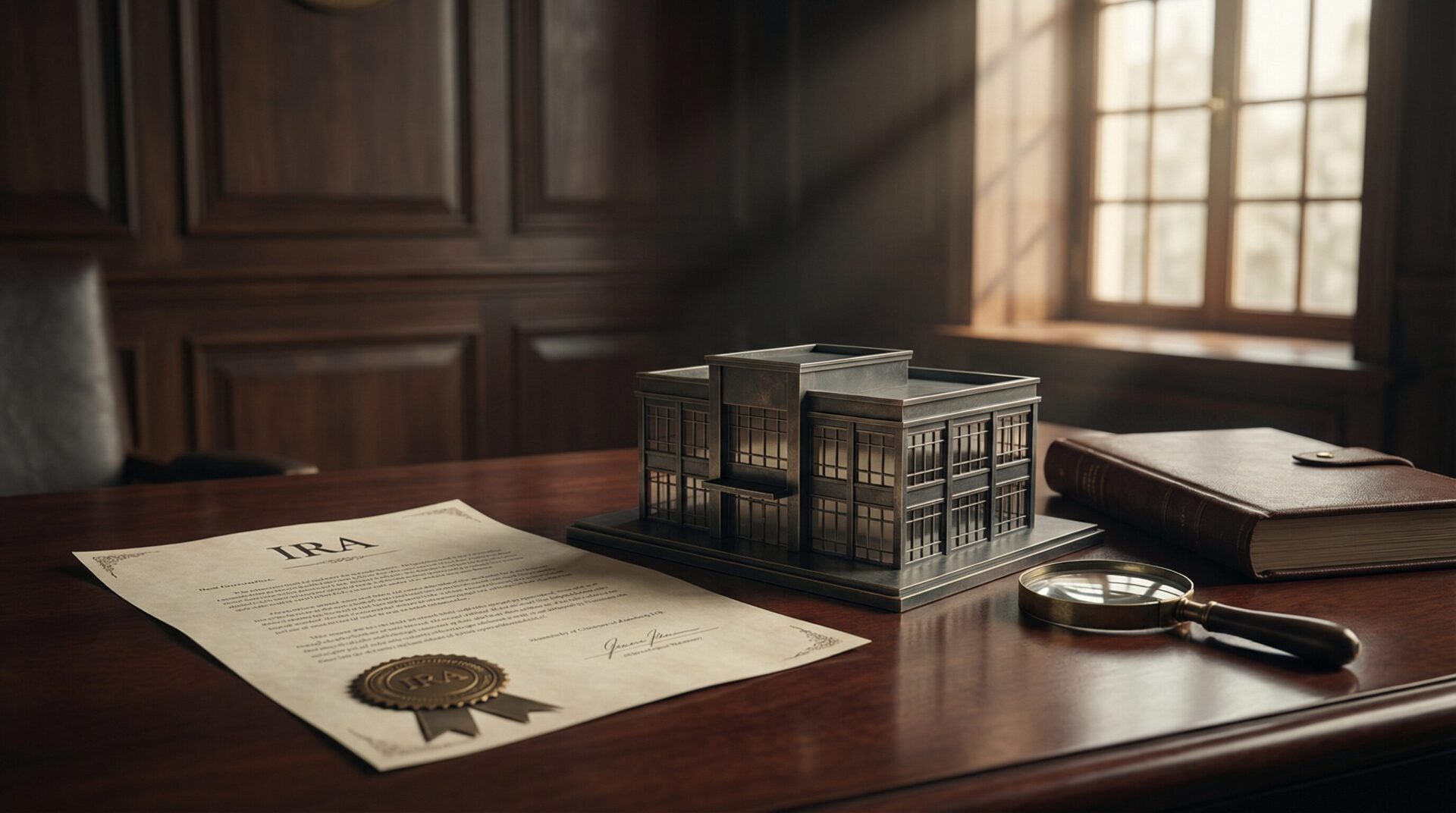 Self-directed IRA real estate investing overview showing tax-advantaged retirement account holding commercial property